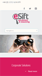 Mobile Screenshot of esift.co.uk